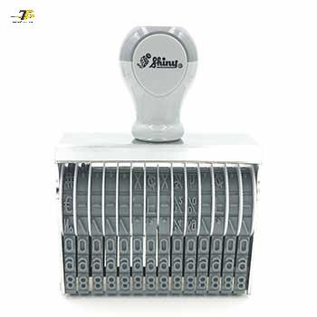 Dấu số Shiny 14 số xoay NA14 / NB14 / N014 / N114 / N214 / N314 Number stamp