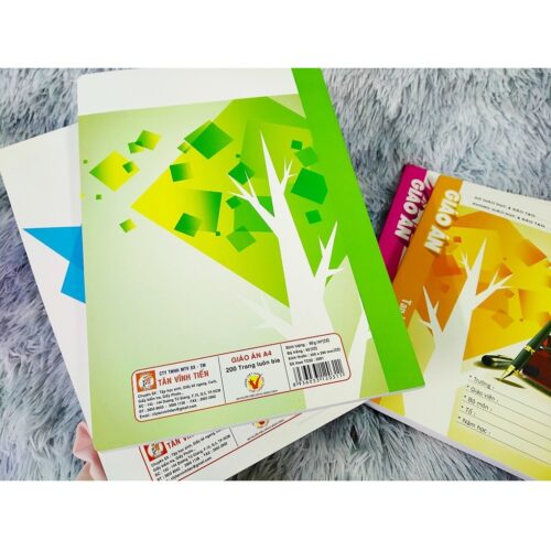 Sổ giáo án giáo viên 200 trang kẻ ngang – Combo 5 quyển