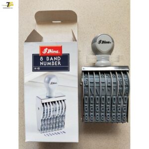 Con dấu 8 số xoay chấm mực ngoài Shiny NA8 / N08 / N18 / N28 / N38 / N48 / N58