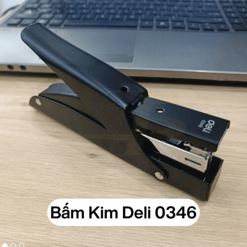 Dập ghim / Bấm kim cầm tay số 12 – 20 tờ Deli 346 (E0346)