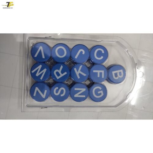 Bộ chữ số Nam châm 30mm cao cấp vỉ 26 chữ cái hít siêu mạnh