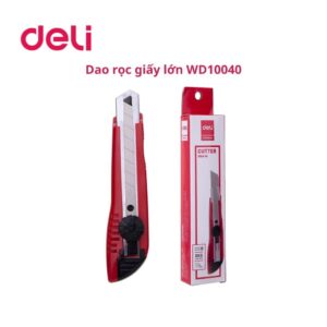 Dao rọc giấy đại Deli 2043 MẪU MỚI hộp giấy Deli WD10040 (10040)