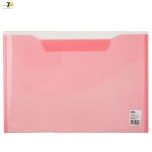 Túi hồ sơ A4 Deli, Đỏ/Cam/Xanh dương/Tím/Xanh lá cây – 1 chiếc – E5506