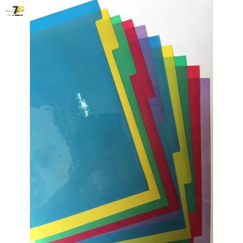 Bìa phân trang nhựa tùy chọn từ 10 cho đến 31 số màu / 24 chữ cái.