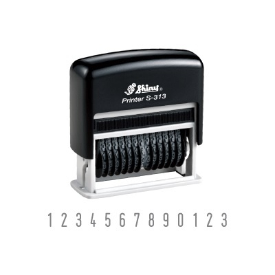 Dấu 13 số xoay cao 3.5mm Shiny S-313 (shiny S313)