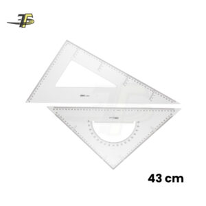 Bộ thước Eke giảng dạy kích thước lớn 43cm – Deli 6445