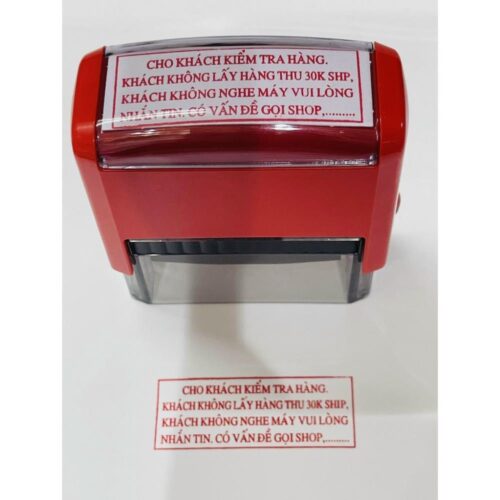 Khắc dấu công ty, cửa hàng, hộ kinh doanh Trodat printy 4913 22 x 58mm – Nhập khẩu Áo