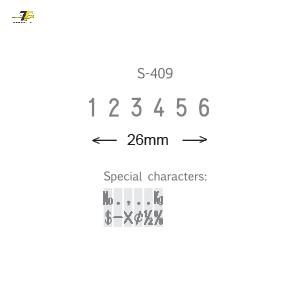 Dấu 6 số xoay tay Shiny S-309 & S-409