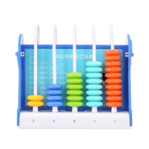 Bàn tính gảy hạt Soroban 5 cột Deli 74314 - dành cho học sinh tiểu học