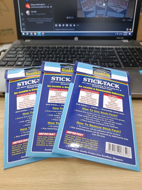 Keo dán tạm Stick-Tack SureMark SQ-6650 – 96 viên/vỉ