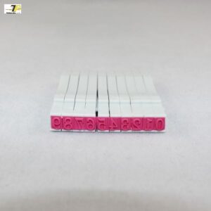 dấu ghép số VN nhiều kích thước từ N1 (5mm) đến N10 (25mm)