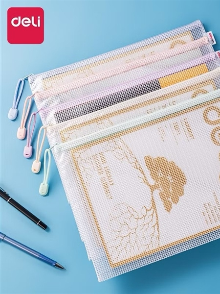 Túi khóa kéo Deli F280 A4 hoặc F281 A5