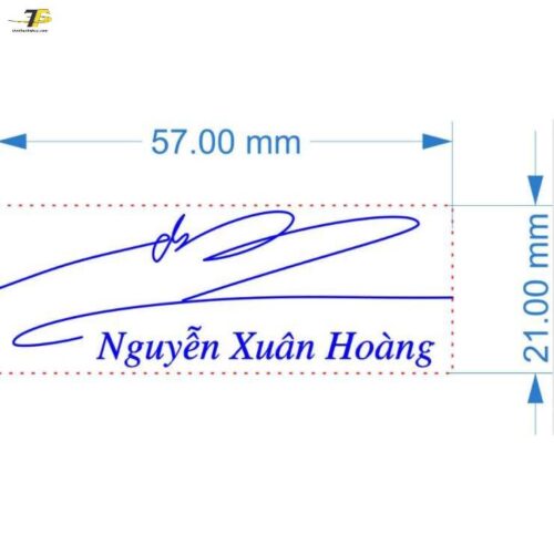 Khắc dấu chữ ký nhiều kích thước