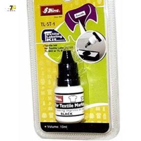 Mực đóng trên vải Shiny TL-ST-1 - ĐEN - 10ml