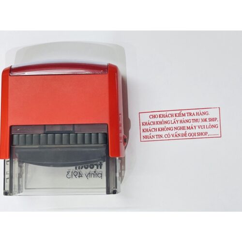Khắc dấu công ty, cửa hàng, hộ kinh doanh Trodat printy 4913 22 x 58mm – Nhập khẩu Áo