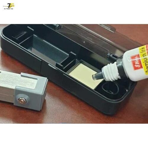 Dấu ngày tháng năm siêu nhỏ 2.5mm Shiny S1000, KT: 2.5 x 10mm – đóng bao bì