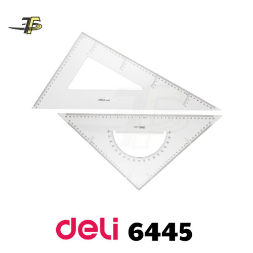 Bộ thước Eke giảng dạy kích thước lớn 43cm – Deli 6445