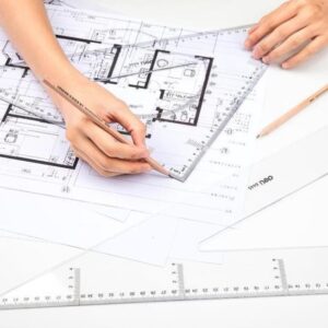 Bộ thước eke 2 món Deli 6415 / 6420 / 6425 / 6430 / 6435 / 6440 / 6445 - 15/20/23/30/33/38/43 cm