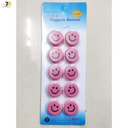 Nam châm mặt cười đường kính 20mm vỉ 10 viên