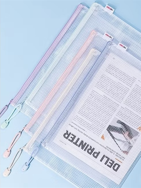 Túi khóa kéo Deli F280 A4 hoặc F281 A5