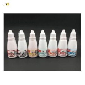 Mực dấu Shiny màu ĐẶC BIỆT 15ml/lọ (Nâu, Vàng, Xanh lơ, Da cam, Hồng, Xanh da trời, Đỏ)
