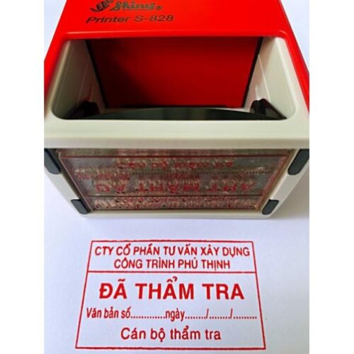 Khắc dấu nhiều dòng, kích thước lớn Shiny S-826 S-827 S-828 S-829 S-830