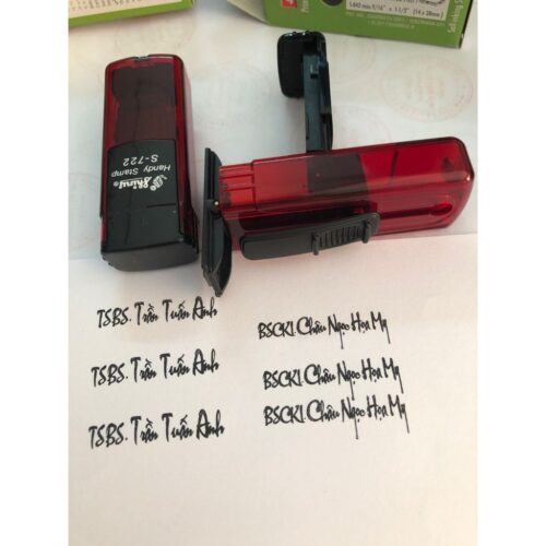 Khắc dấu bỏ túi 1-2 dòng Handy Stamp Trodat 9511 / Shiny S-722 14 x 38 mm