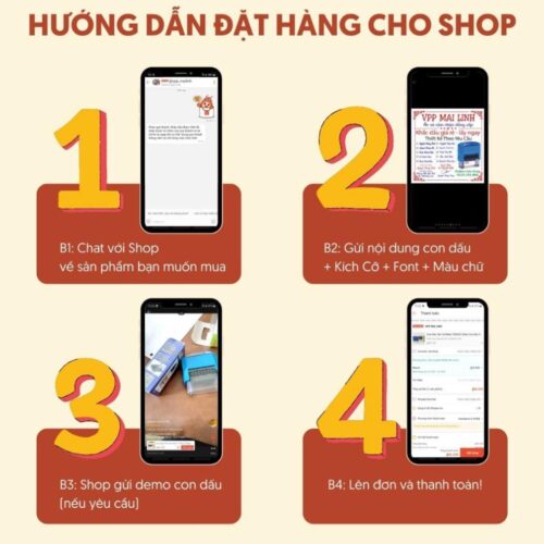 Khắc dấu công ty, cửa hàng, hộ kinh doanh Trodat printy 4913 22 x 58mm – Nhập khẩu Áo