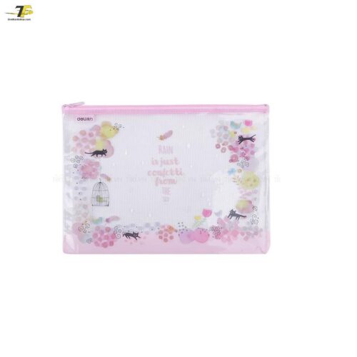 Túi lưới hoa A5 deli 599202
