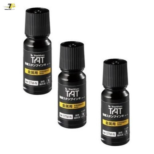 Mực đóng lên kim loại TAT STM-1N / STM-3N Shachihata Indelible Ink, black Mực đóng lên kim loại TAT STM-1N / STM-3N Shachihata Indelible Ink, black