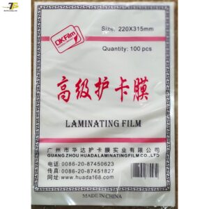Nhựa ép Plastic A4 40mic 100 tờ