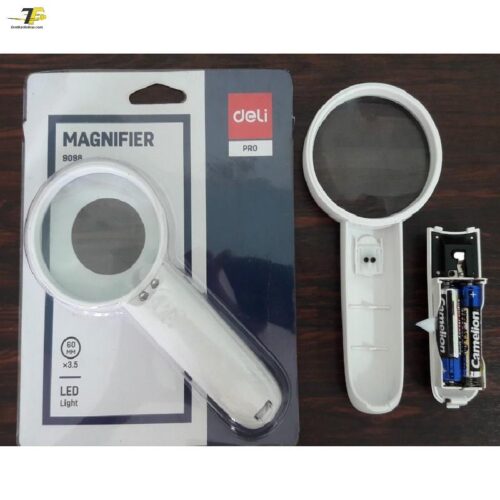 Kính lúp PRO có đèn LED deli 9098 / 9099 Kính lúp PRO có đèn LED deli 9098 / 9099