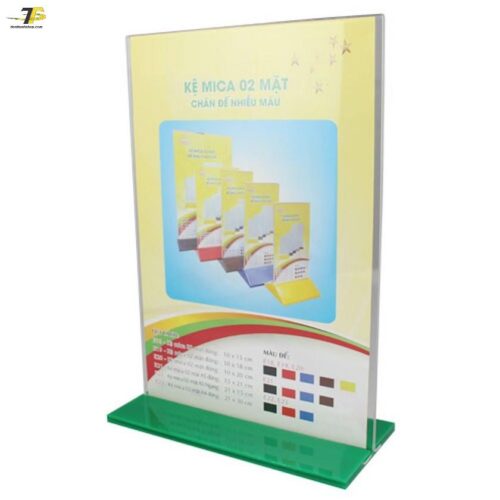 Kệ mica 2 mặt A4 đứng - đế lùa nhiều màu E06 / E06-U, kích thước 21x30 cm images upload woo2F119d7df31c5395668e7deb0372cee578