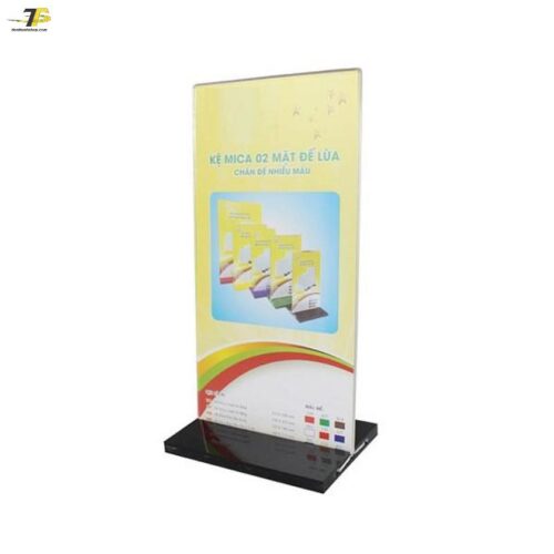 Kệ Mica thực đơn nhỏ, Đế lùa nhiều màu E09 / E09-U, kích thước 10x21cm images upload woo2F2f176ac90002d6718e87f646a4375a1f