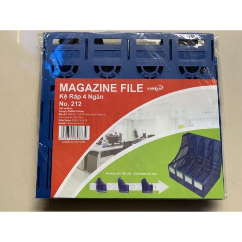 Khay đựng tài liệu nhựa 4 ngăn Xukiva / Kệ ráp 4 ngăn Khay đựng tài liệu nhựa 4 ngăn Xukiva / Kệ ráp 4 ngăn