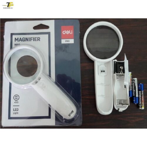 Kính lúp PRO có đèn LED deli 9098 / 9099 Kính lúp PRO có đèn LED deli 9098 / 9099