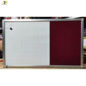 Bảng combo Ghim - viết bút lông có hít nam châm Khung nhôm 60 x 100cm