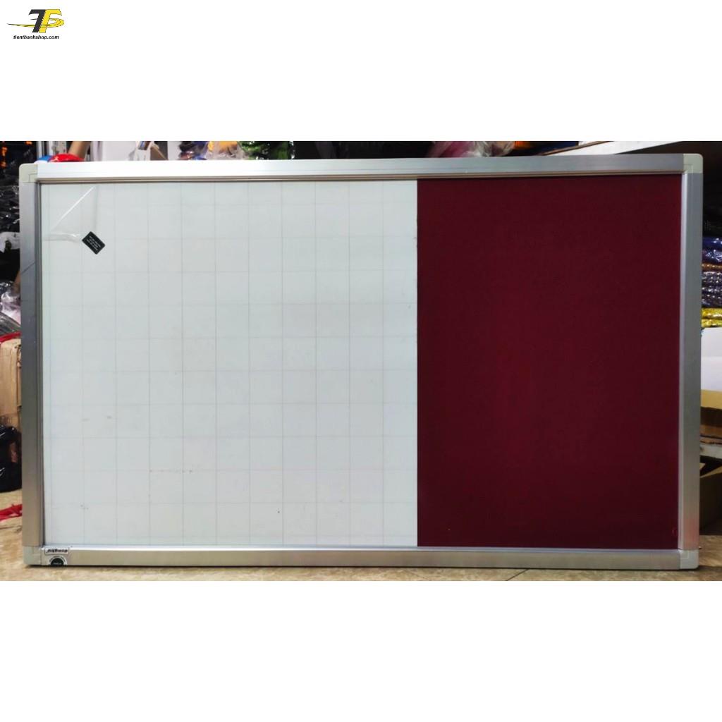 Bảng combo Ghim – viết bút lông có hít nam châm Khung nhôm 60 x 100cm