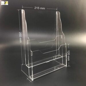Kệ nhiều giấy 2 ngăn mica Enter C04 21x30cm A4 đứng / Ngang. Độ dày mica 2mm
