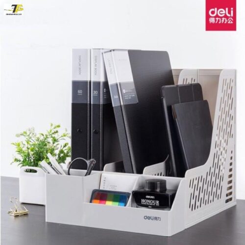 Kệ ráp 3 ngăn – Khay tài liệu 3 ngăn – Kệ ráp 3 ngăn có khay cắm bút Deli Z00112