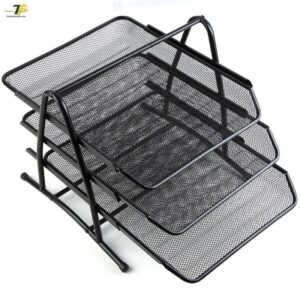 Kệ hồ sơ 3 tầng – khay hồ sơ 3 tầng sắt B2163