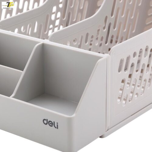 Kệ ráp 3 ngăn – Khay tài liệu 3 ngăn – Kệ ráp 3 ngăn có khay cắm bút Deli Z00112