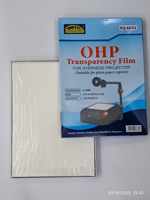 Film chiếu A4 SureMark SQ-6633 OHP Transparency Film / Phim chiếu A4 SureMark SQ-6633