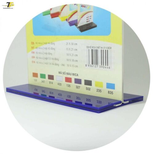 Kệ mica 2 mặt A4 đứng - đế lùa nhiều màu E06 / E06-U, kích thước 21x30 cm images upload woo2F88d98fa60c3d9c46b3dba4f5d0212756