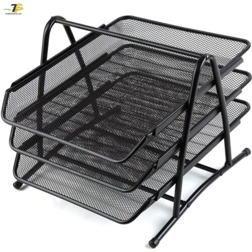 Kệ hồ sơ 3 tầng - khay hồ sơ 3 tầng sắt B2163 Kệ hồ sơ 3 tầng – khay hồ sơ 3 tầng sắt B2163
