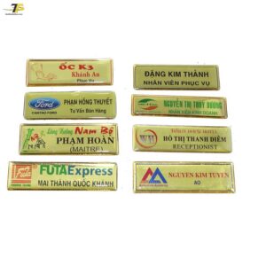 Combo 5 cái Bảng tên cài áo KT 18x68mm