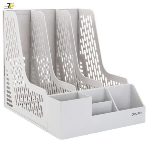 Kệ ráp 3 ngăn – Khay tài liệu 3 ngăn – Kệ ráp 3 ngăn có khay cắm bút Deli Z00112