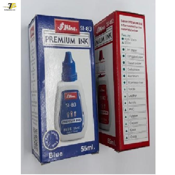Mực chuyên dụng đóng trên nhiều chất liệu lọ lớn Shiny SI81, SI82, SI83 – dung tích 55ml