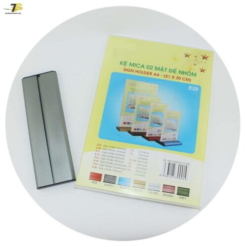 Kệ MICA 2 mặt A4 đứng E29 / E30 / E31 / E32 / E33 / E34 / E35 / E36 Kệ MICA 2 mặt A4 đứng E29 / E30 / E31 / E32 / E33 / E34 / E35 / E36