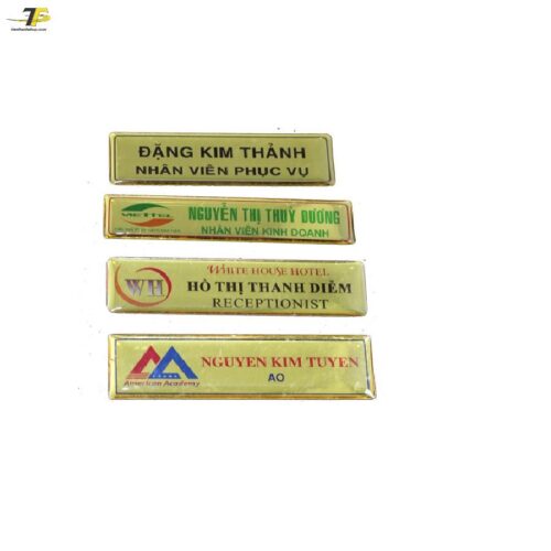 Combo 5 cái Bảng tên cài áo KT 18x68mm Combo 5 cái Bảng tên cài áo KT 18x68mm